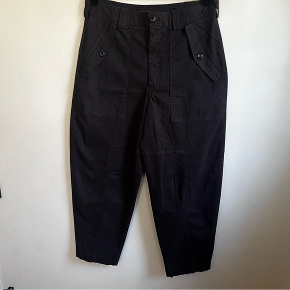Banana republic cropped barrel cargo pants size 6 - Picture 2 of 8